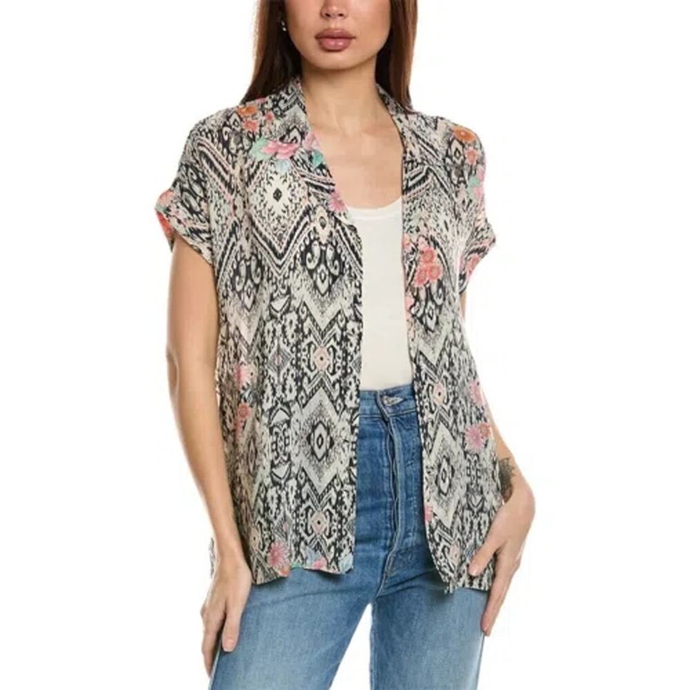 Johnny Was Laiya Button Up Blouse NWT